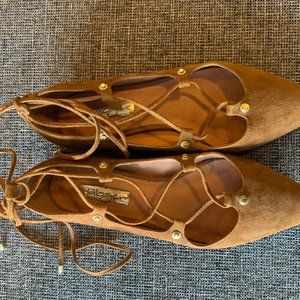 Brown Halogen ballet flats
